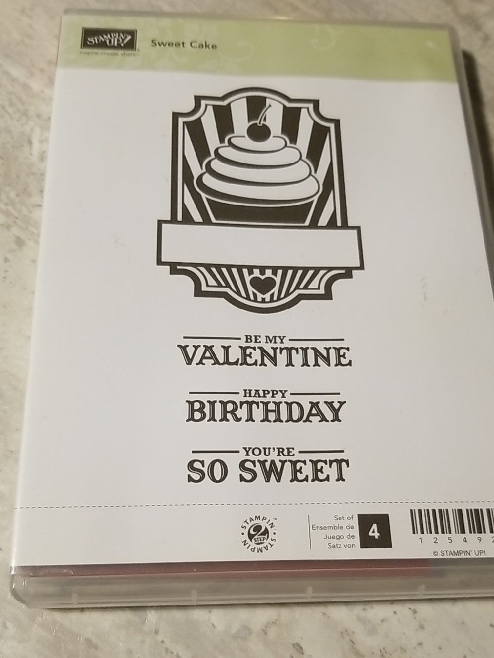 Stampin' Up! Sweet Cake Clear Stamp Set